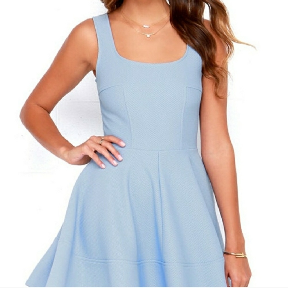 Lulu's home before daylight periwinkle dress